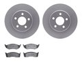 Dynamic Friction Co 4502-40115, Geospec Rotors with 5000 Advanced Brake Pads, Silver 4502-40115